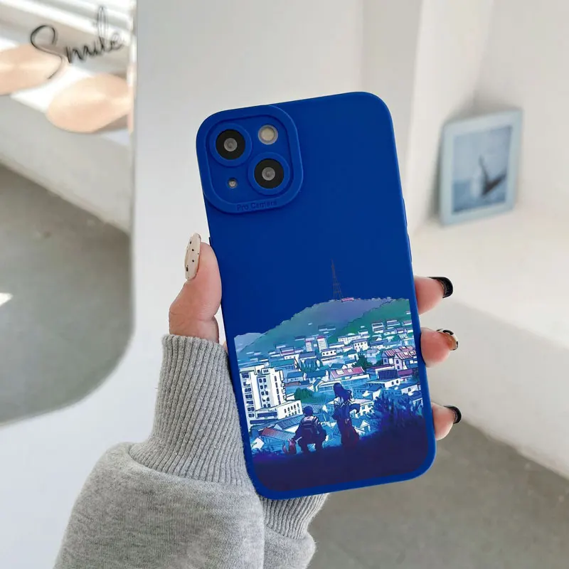 

Aesthetic Country Road Phone Case For iPhone 11 12 13 14 Pro Max Native Place Cases For iPhone 7 8 Plus SE2 X XS XR Soft Covers