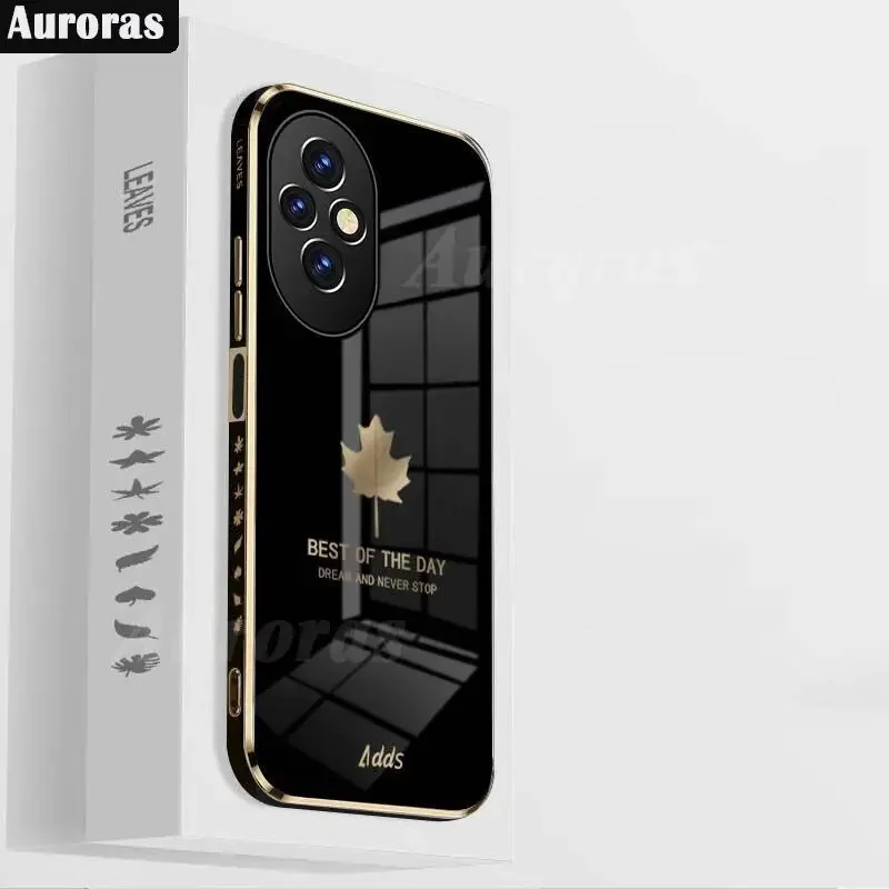 Силиконовый чехол с рисунком кленового листа для Honor 200 Pro Lite pro