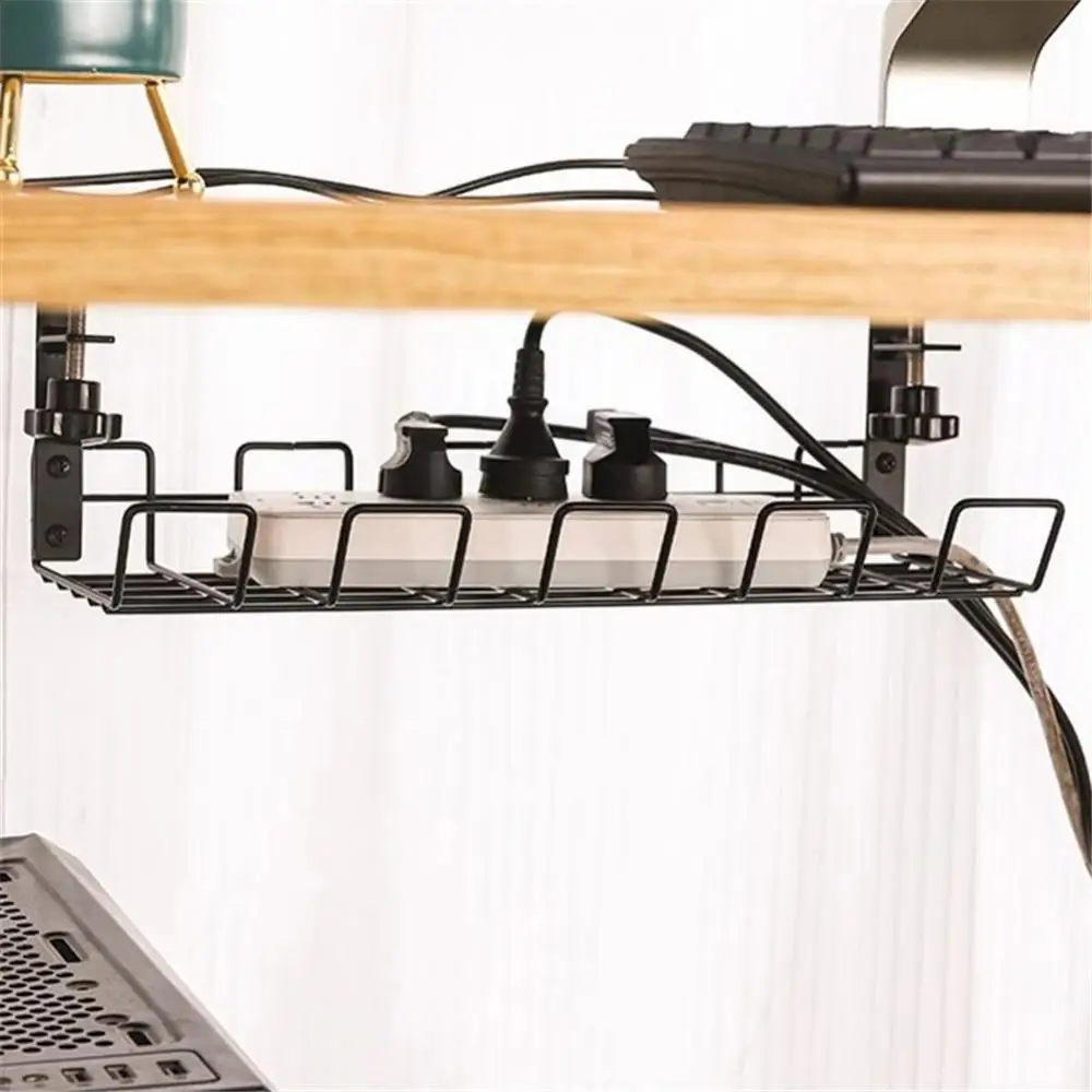 

Organizer Under Table Storage Rack Adjustable Table Storage Wire Rack Hanging Storage Multifunctional Wire Organizers Boards