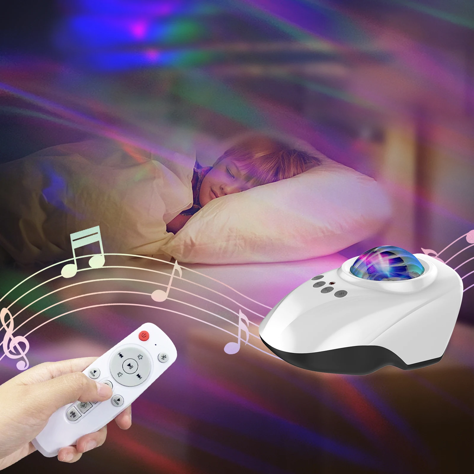 

Led Aurora Borealis Galaxy Night Lights Music Bluetooth USB Fairy lights Rotate Star Galaxy Light Projector Lamp Led night light