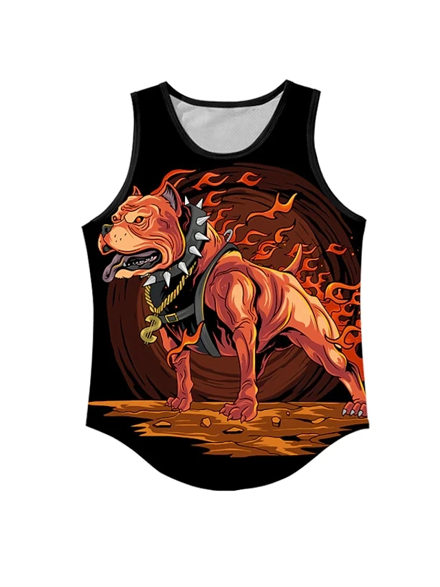 Майка мужская с круглым вырезом повседневная дизайнерская рубашка без рукавов