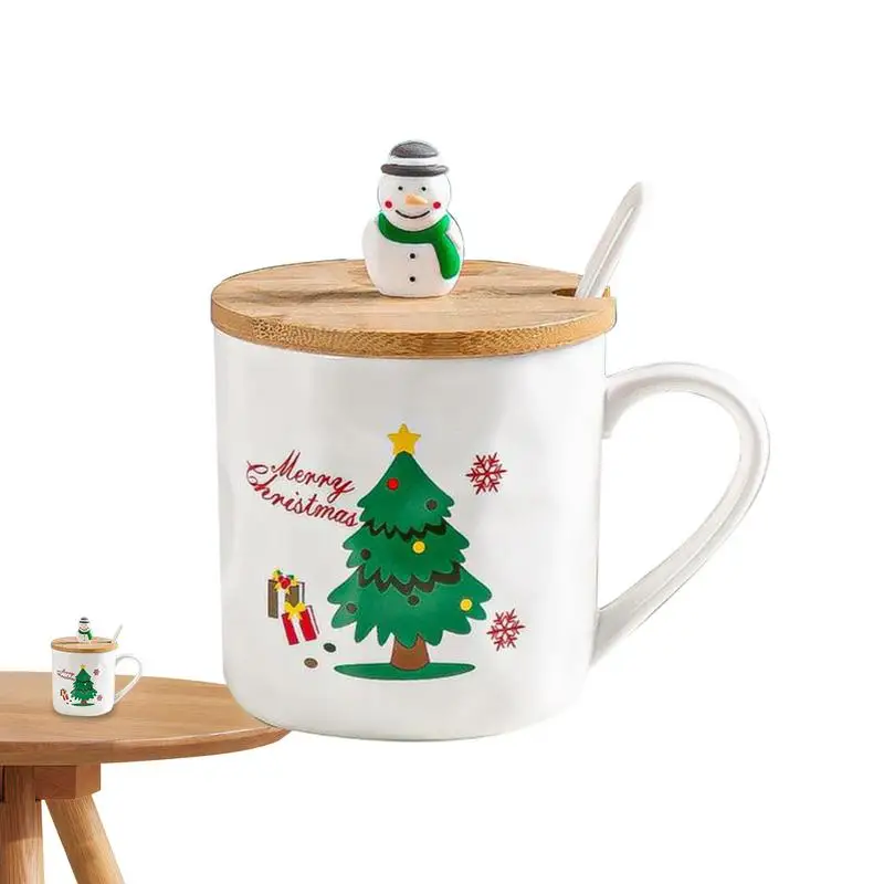 

Santa Claus Ceramic Cups White Ceramic Christmas Mugs Cartoon Cute Ceramic Christmas Tea Cups Christmas Coffee Mugs Cute
