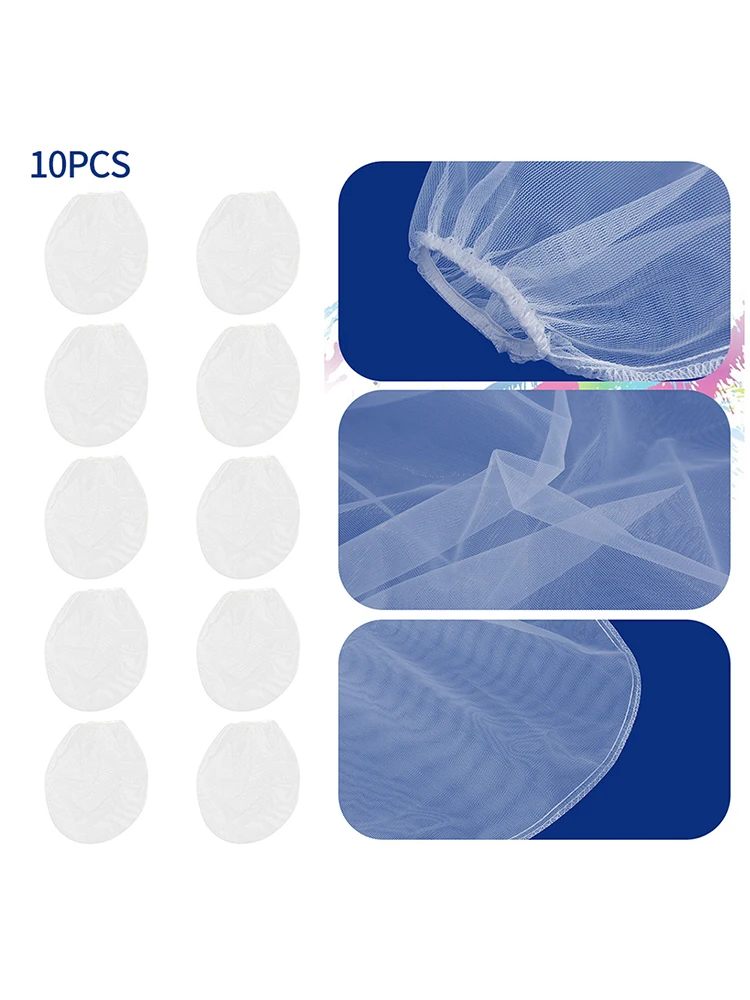 

Mesh Filters Strainer Bags Garden Indoor 1 Gallon 10 Pcs Accessories Anti-Static Nylon Parts Replacements White