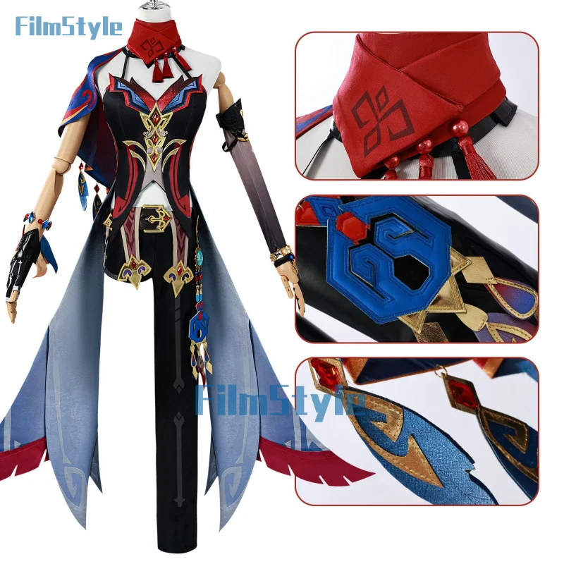 Костюм для косплея Genshin Impact Chasca платье игровая униформа шапка чулки аксессуар Natlan