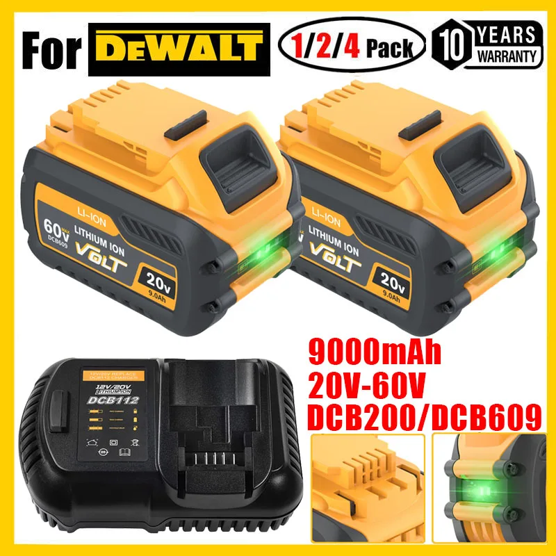 

Аккумулятор для дрели Dewalt DCB609, 9000 мАч, 20 в/60 в