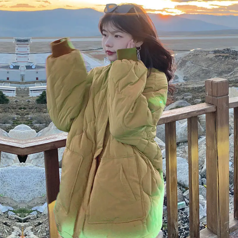 Winter Women's Cold Coat Parkas Jackets Super Hot Coats Cotton Padded Jacket Winter Clothing Korean Fashion New Loose