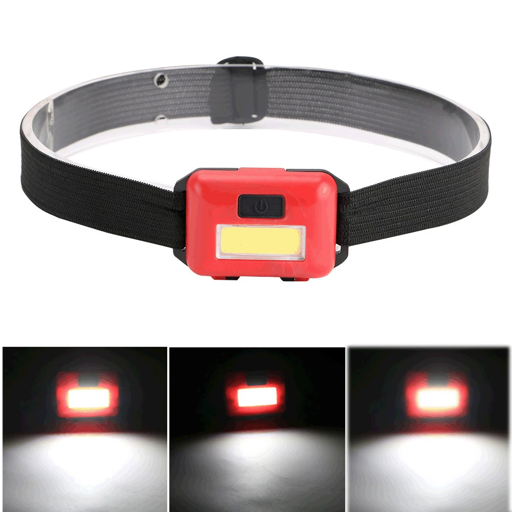 

Mini COB LED Headlamp 3 Modes Waterproof Headlight Head Flashlight Torch Lanterna For Outdoor Camping Night Fishing