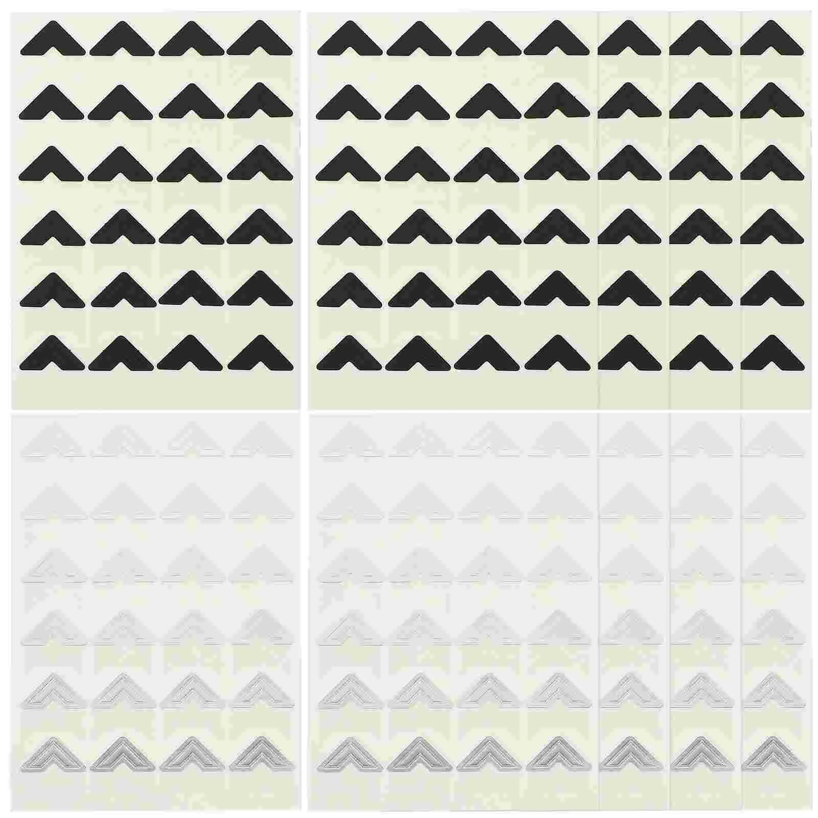 

DIY Photo аксессуары для альбомов Paste-type несколько углов 10 листов/240 штук в черной упаковке