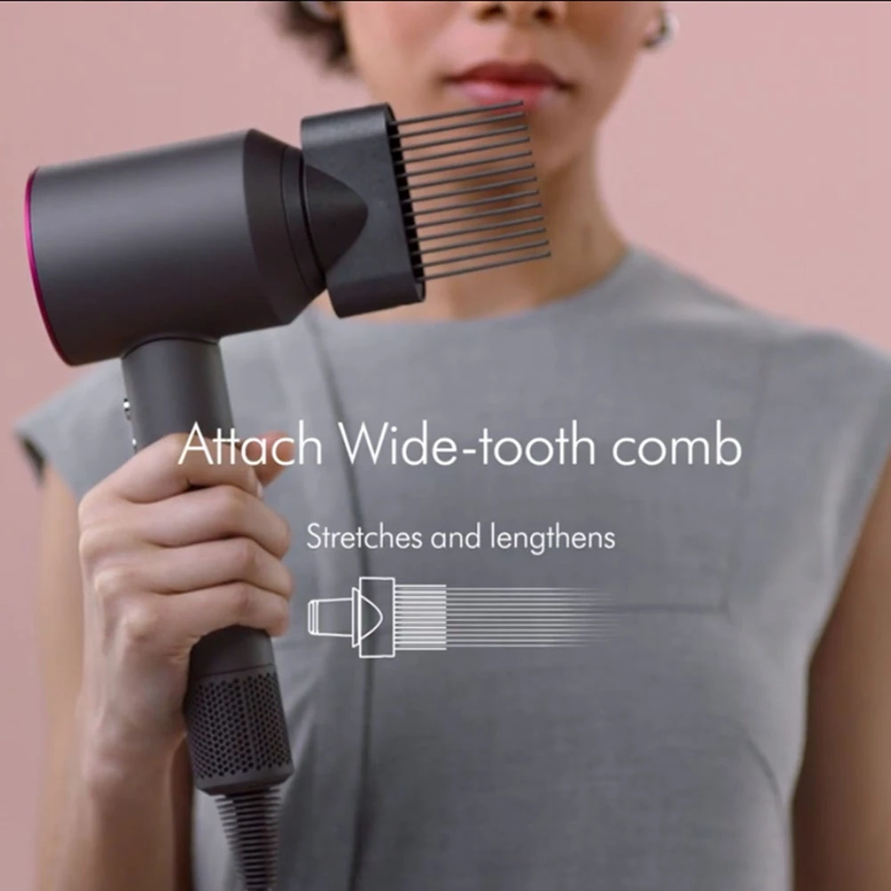 Для фена Dyson расческа с широкими зубьями выпрямленная и гладкая антистатическая