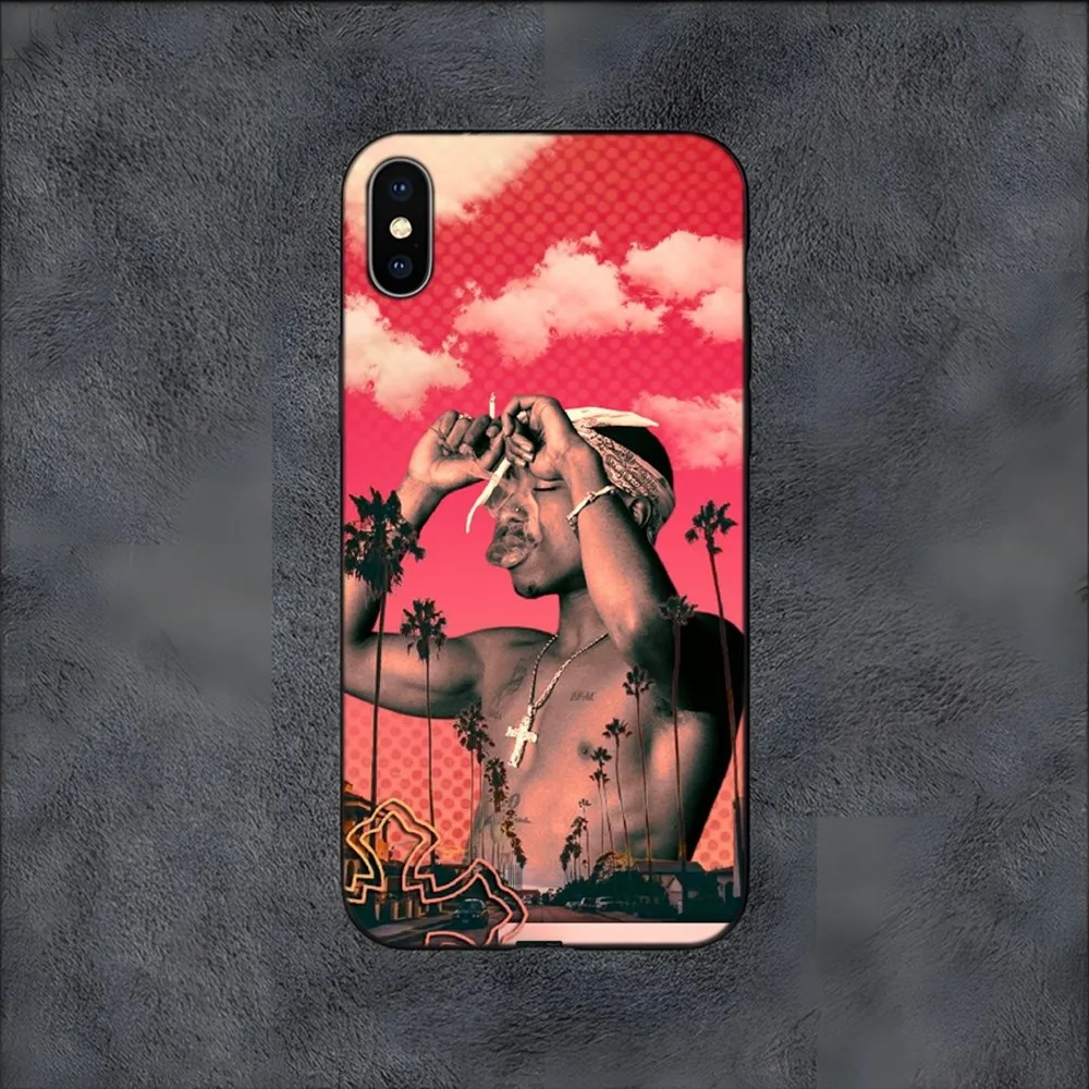 Чехол для телефона Rapper T-Tupac Shakur Samsung S24 S21 S22 S23 S30 Ultra S20 Plus Fe 10 9 Стандартный