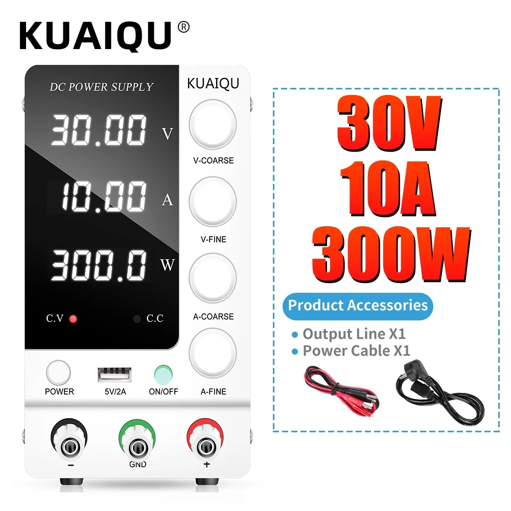 

30V 10A DC Power Supply Adjustable Digit Display Mini Laboratory PowerSupply Voltage Regulator 60V 5A 120V3A For Phone Repair