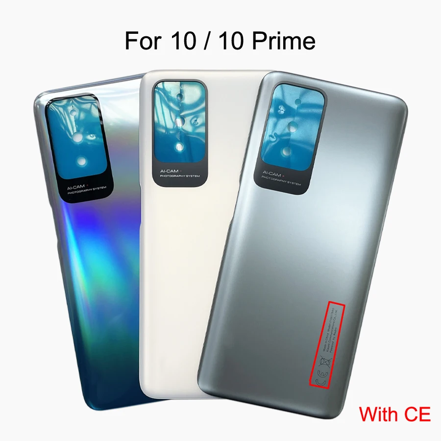 100% A +++ для Xiaomi Redmi 10 Prime 2022 задняя крышка аккумулятора сменный задний корпус
