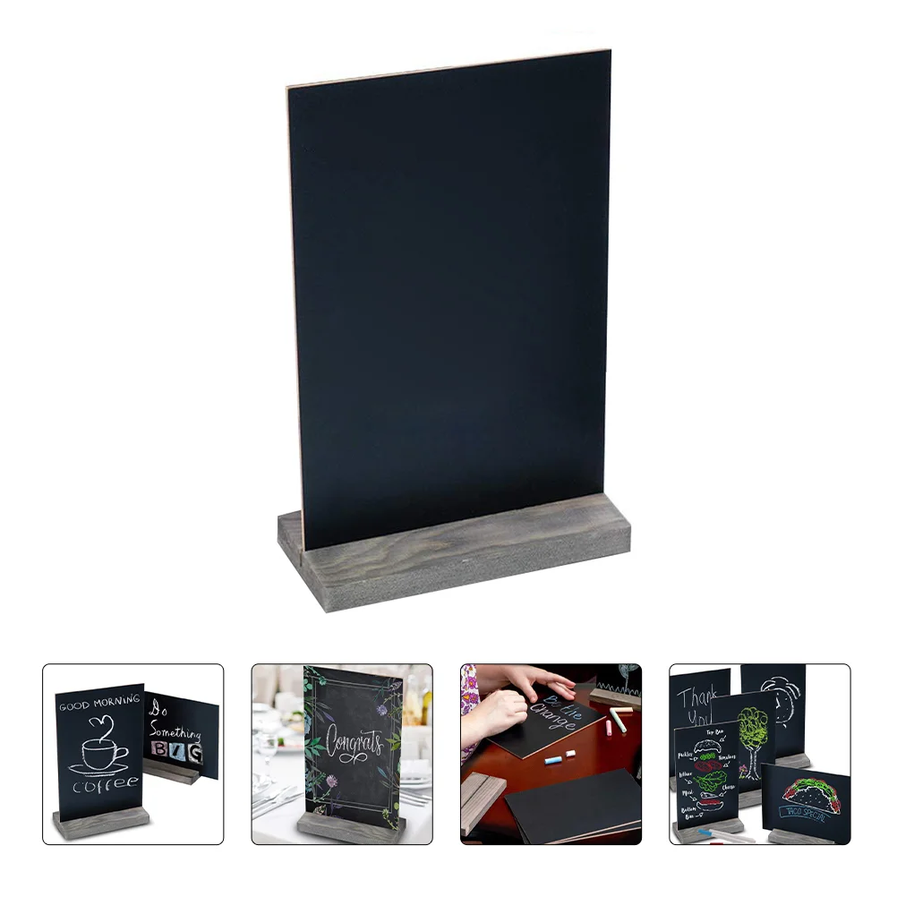 

Office Message Board Small Wooden Blackboard Chalkboard Decoration Office Message Writing Wedding Centerpieces Tables