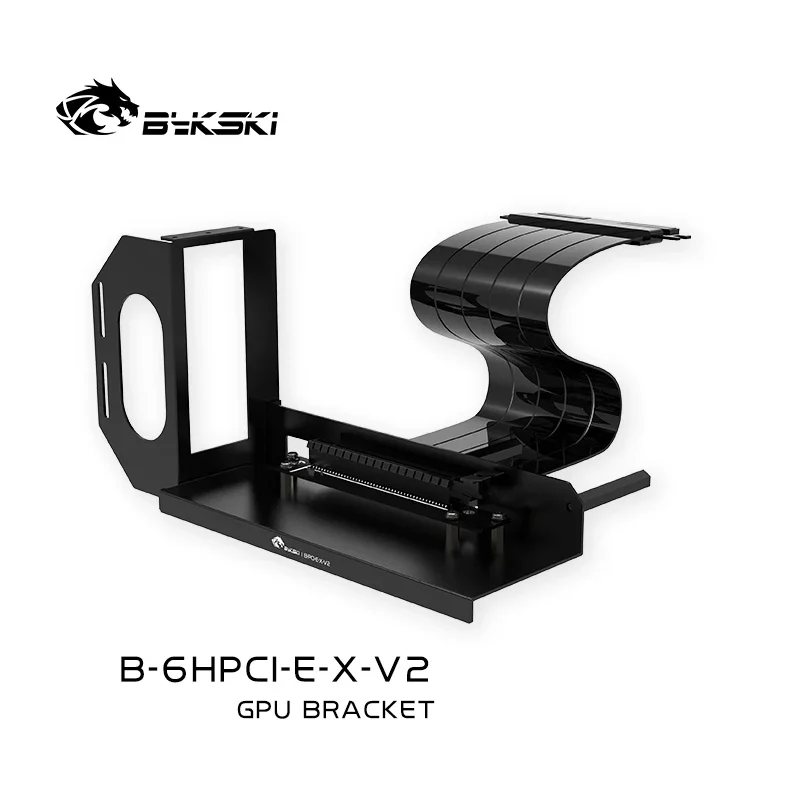 Видеокарты Bykski для ПК 25 см Соединительный кабель PCI Express Реверсивный кронштейн Riser Card 6 Гибкий кабель PCI-E  B-6HPCI-E-X-V2 (art.: 3920d2fae8263) - 3920d2fae8263