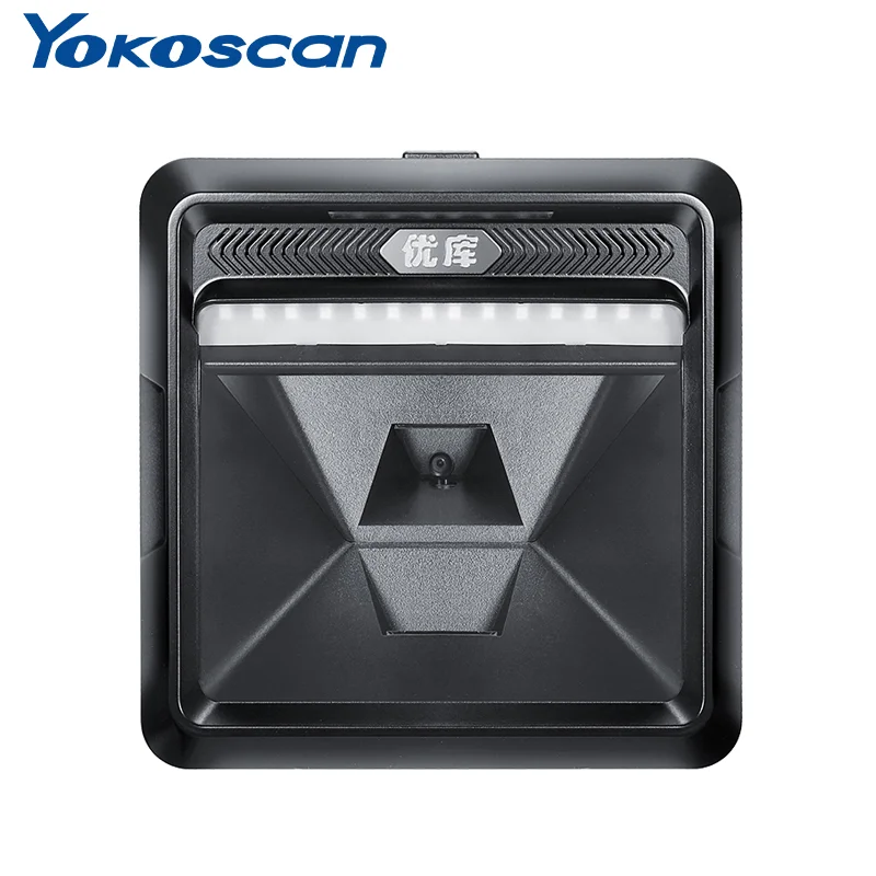 

Гигантский сканер высокоскоростной 2D сканер штрих-кода, сканер Qr-кода Handsfree USB/RS232 для розничной промышленности