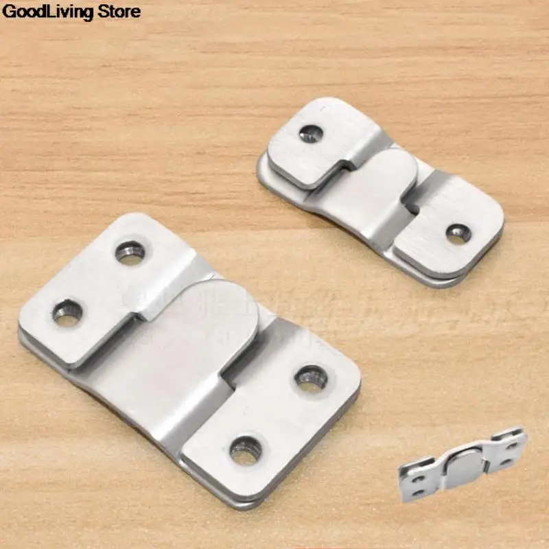 

4pcs Heavy duty wall picture frame hanger Display hook Sectional sofa bed Interlocking Mount Bracket Furniture Connector Screw