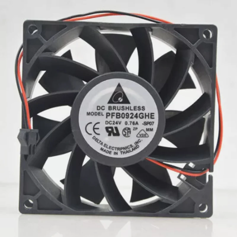 92x92x25 мм PFB0924GHE 24 В 0.76A ABB ACS510/55 9 2 см осевой вентилятор провода выводной