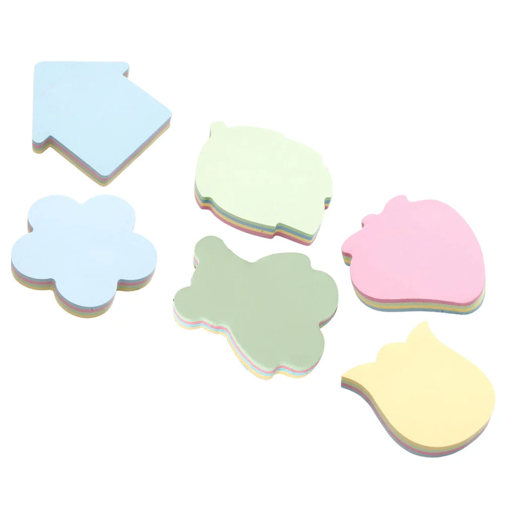 

6 Books of Tearable Memo Stickers Note Stickers Scrapbook Memo Stickers Memo Pads