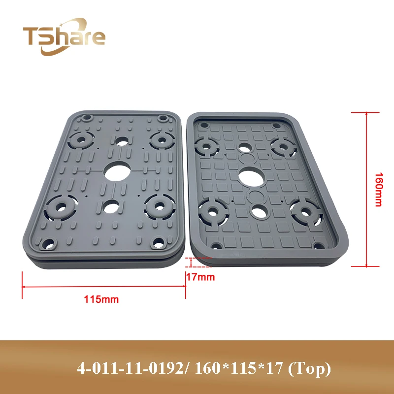 

5 шт. 4-011-11-0192 160x115x17 мм нижняя и верхняя вакуумная всасывающая резиновая прокладка с/без ступени для обрабатывающего центра с ЧПУ