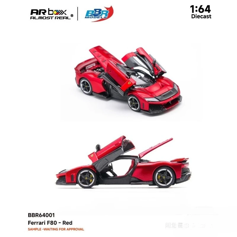 Фото Миниатюрная модель автомобиля HEC AR BOX 1/64 из сплава с подвижными элементами BBR F80 - коллекционный предмет, подарок для детей, декоративный элемент для взрослых, подарок для мальчика №1