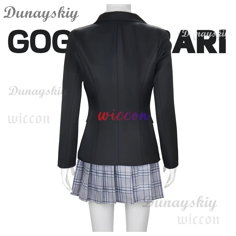Halloween Gogo Yubari Cosplay Black Uniforms The Movies Kill Vol.1 Bill Costume Gogo's School JK Skirts For Woman
