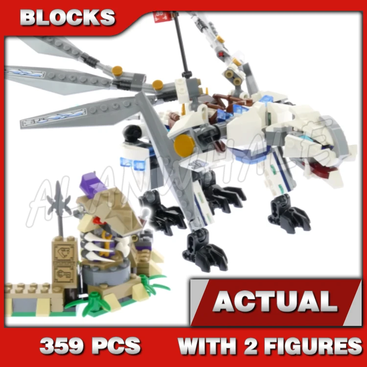 

359pcs Shinobi Monstrous Armored Titanium Dragon Anacondrai outpost 10323 Building Block Set Compatible with Model