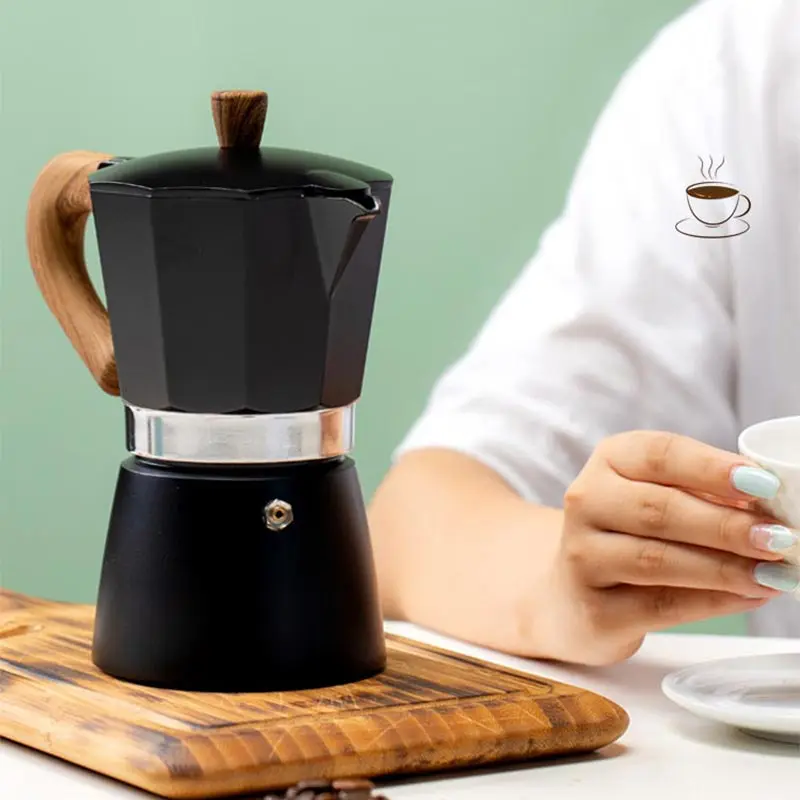 - Handheld Espresso Pot For Rich Brews And Aromas - Stainless Steel Stovetop Percolator With E