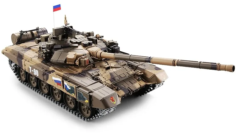 Радиоуправляемый танк Heng Long T90 Pro Russia 1:16 (ИК+Пневмо) 2.4G - 3938-1PRO-MS V6.0 | Игрушки и хобби