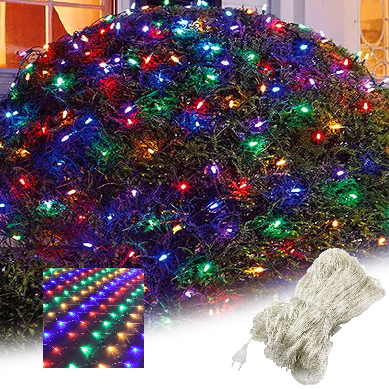 

Battery Powered Christmas Wedding Party Decoration Garland Indoor Outdoor Party Decoration Light String 3*2m 192led