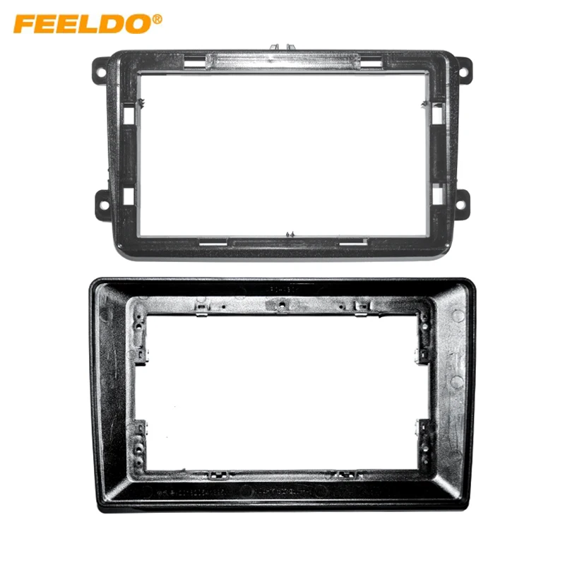 

Car Audio 10.1" Big Screen Face Plate Fascia Frame For Volkswagen Touran Passat Golf Tiguan Stereo Panel Dash Mount Refitting Ki