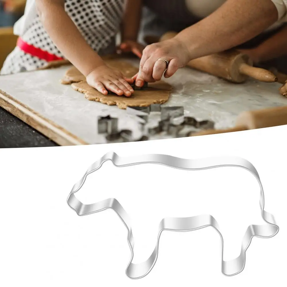 

3Pcs Practical Tiger Cookie Cutter Cookie Cutter Lightweight Heat-resistant