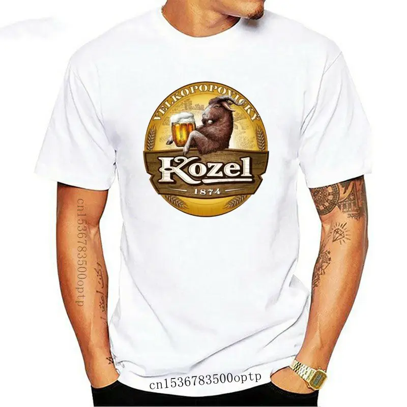 

Camiseta Bier Kozel Tschechische República K para hombre, Camisa de algodón con estampado de Logo, nueva