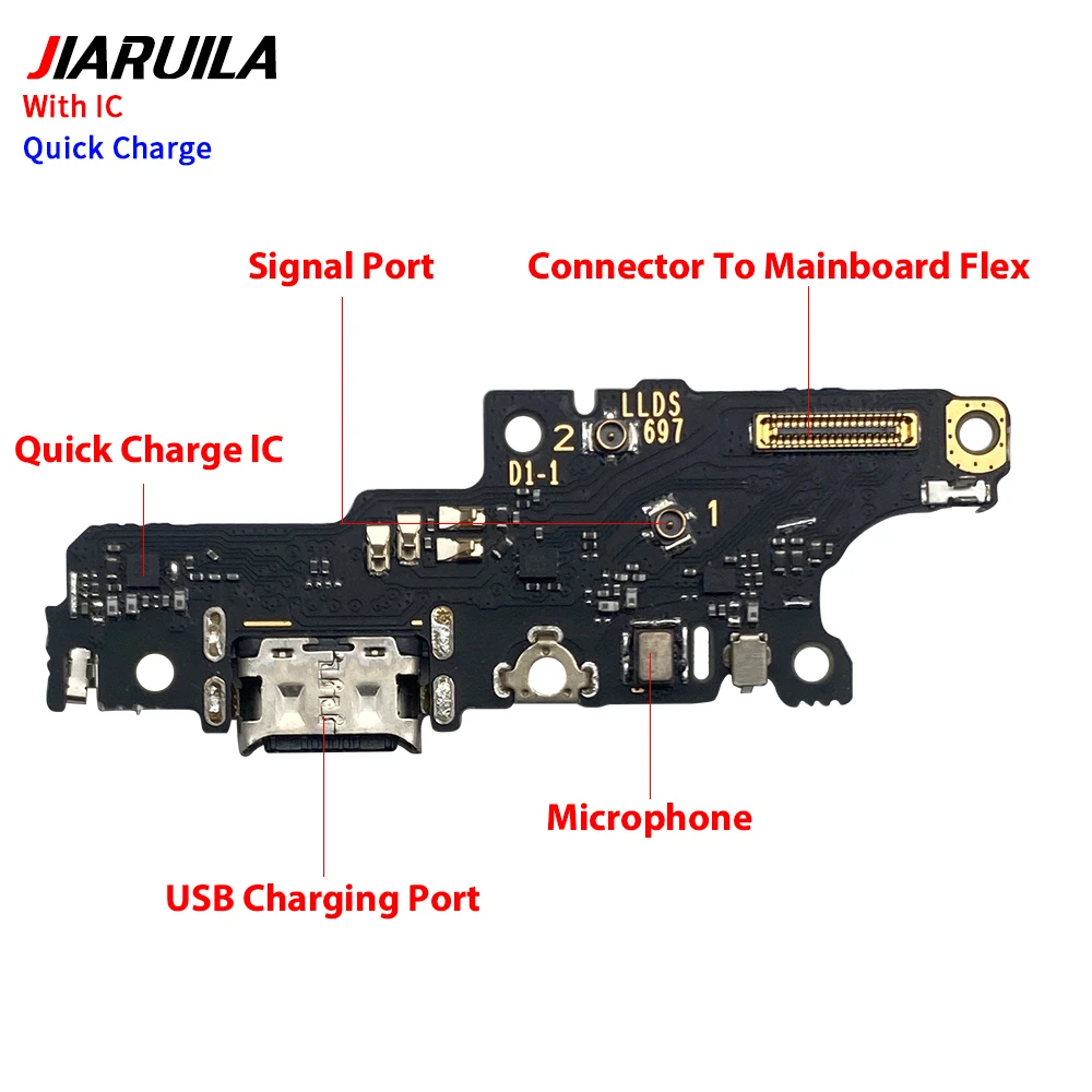 Фото USB-док-станция для зарядки для Huawei Honor 60 Nova 9 Pro Y70 Y71 Y72 Y60 Nove 9 SE Nova 12 SE Разъем порта зарядного устройства Гибкий кабель №2