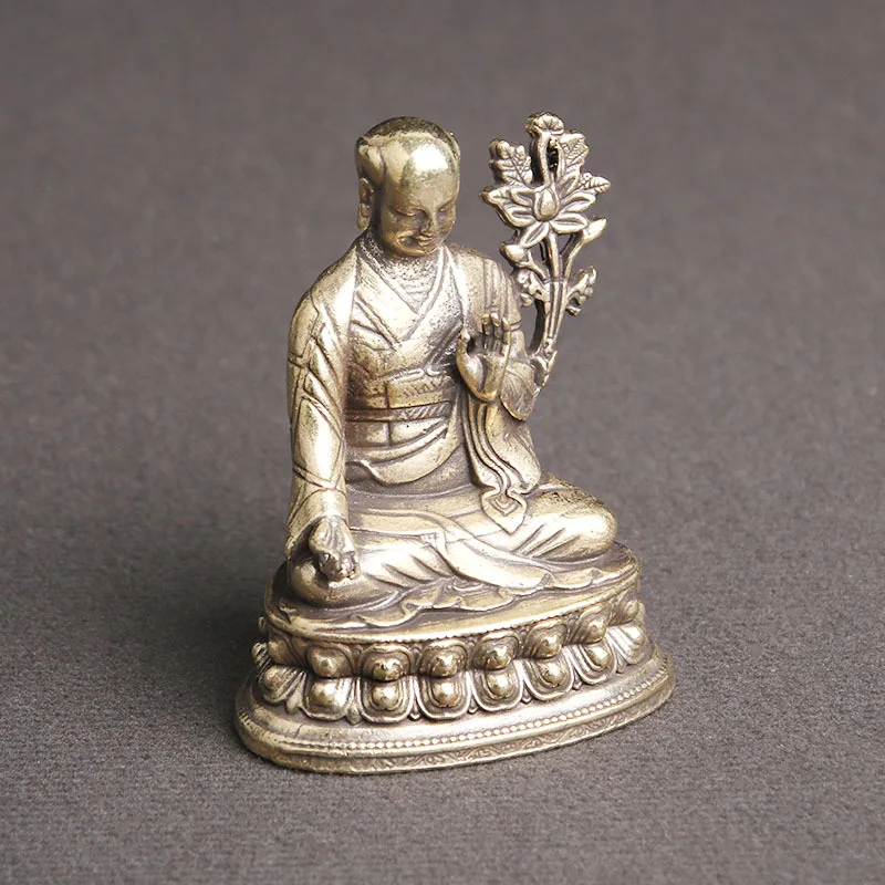 Статуя Будды Sakya Gongganinbu ретро Латунное настольное украшение