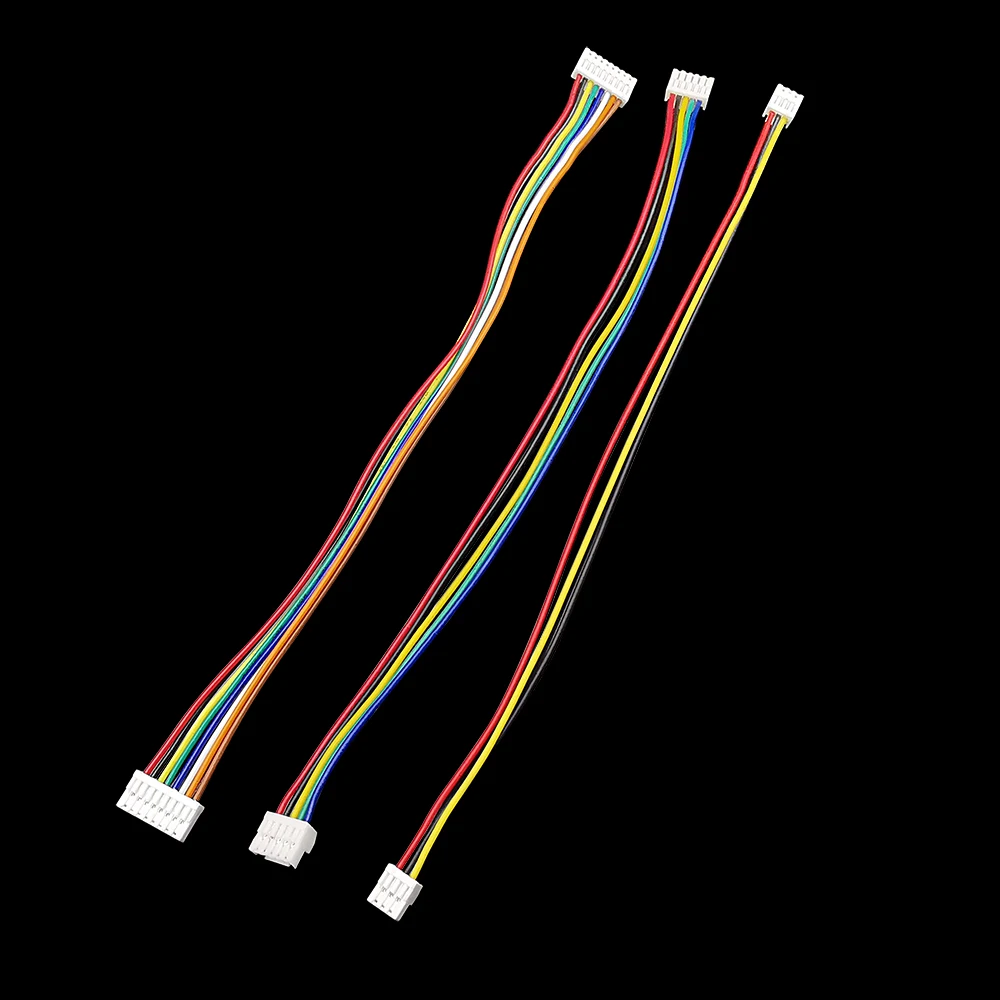 

10 шт. Micro JST GH 1,25 мм разъем 2/3/4/5/6/7/8/9/10-контактный штекер с одной/двойной головкой, кабельные разъемы 150 мм 28AWG