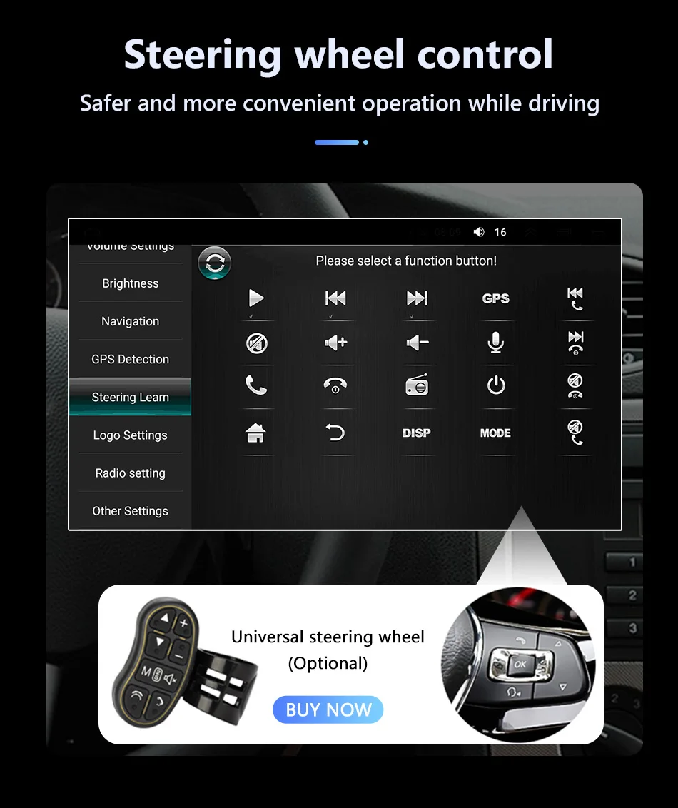 Автомагнитола на Android 10 для Skoda Octavia 2 II VW Passat B6 B7 CC Polo Sedan Amarok Tiguan Golf 5 6 Din GPS без DVD -