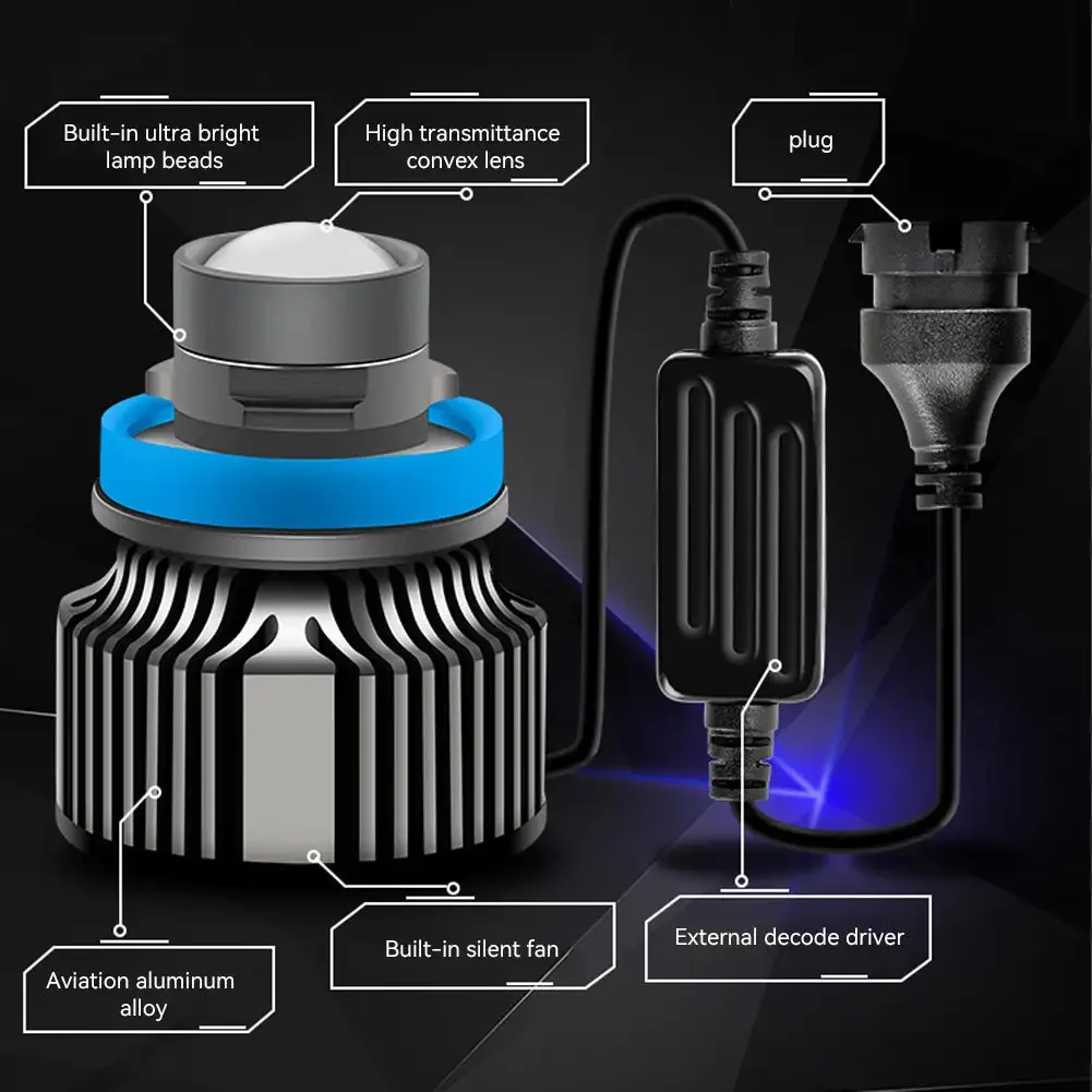 Лампа для автомобиля лампа противотуманной фары H7 H11 H8 H9 9006 HB4