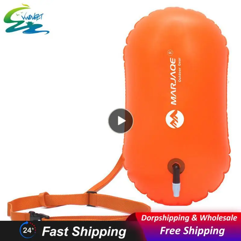 

1~10PCS Inflatable Storage Life Saving Bag Drift Bag Diving Floating Swimming Bag Inflatable Safety Swim Buoy Open Water Sport