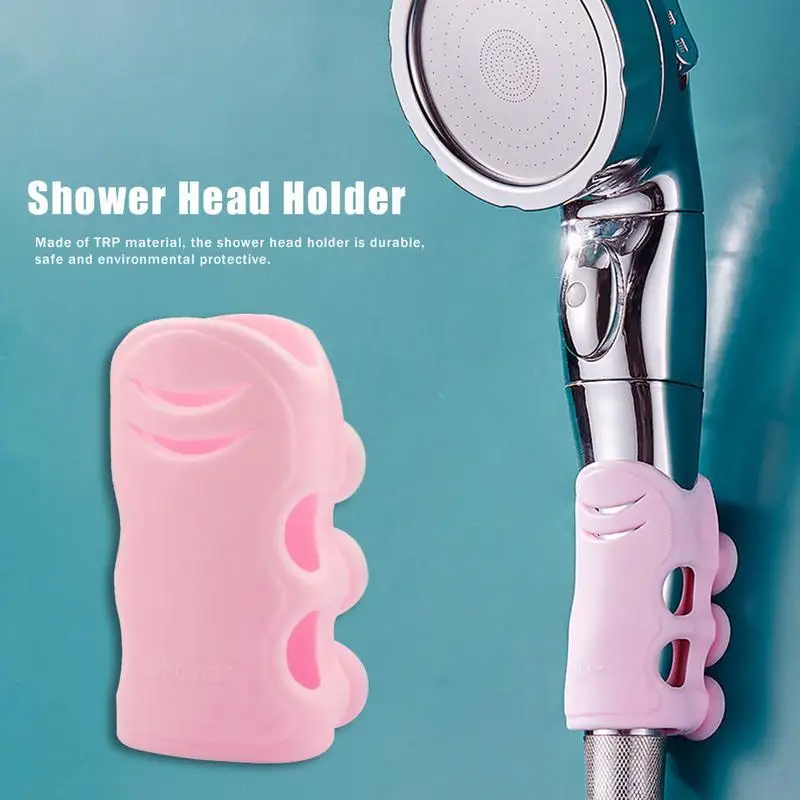 

Shower Head Holder Reusable Durable Suction Cup Shower Bracket Mount Bathroom Wall Rack Stand For Home Bathroom Accessories