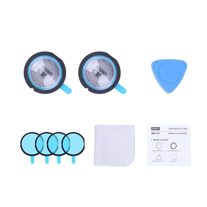 Фото 2 шт. крышка объектива Insta360 ONE X3, прочная защита объектива/защитная линза для Insta 360 ONE X3, аксессуары для камеры, защита объектива №1