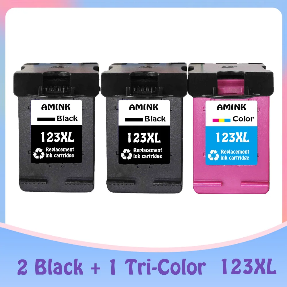 

123XL Ink Cartridge Replacement for hp 123 xl hp123 Cartridge for HP Deskjet 1110 2130 2132 2133 3630 3632 3638 4520 Printer