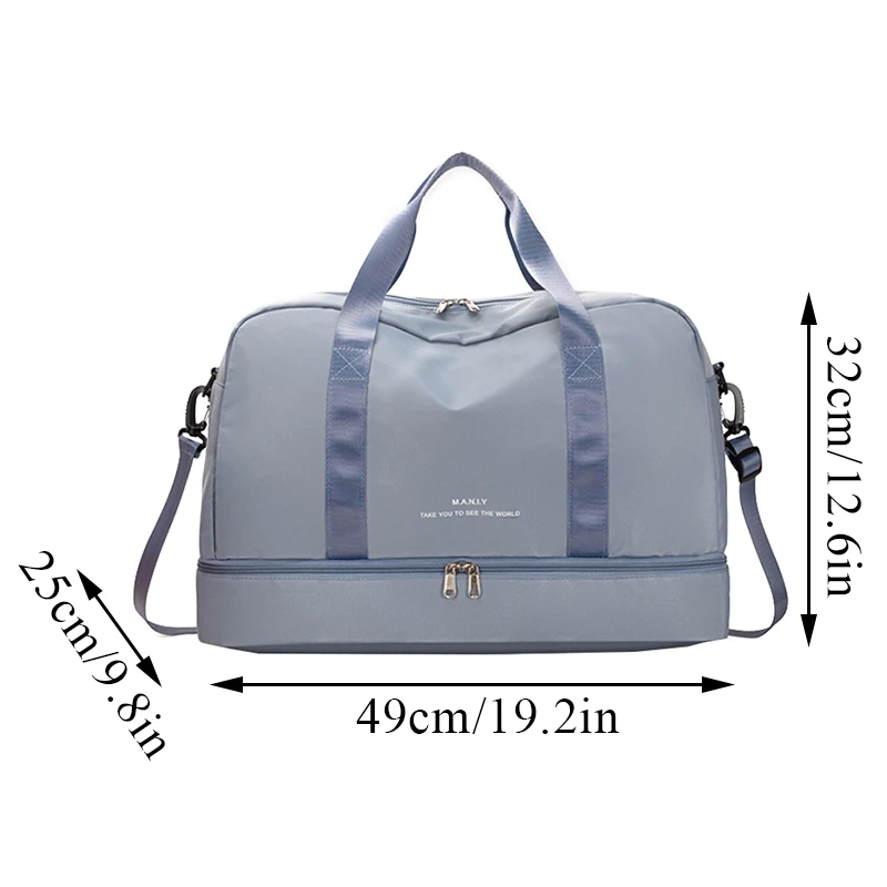 2023 Women Travel Bag Large Capacity Bags Tote Foldable Luggage Shoulder Duffle Storage Waterproof Handbags Yoga Sport Crossbody
