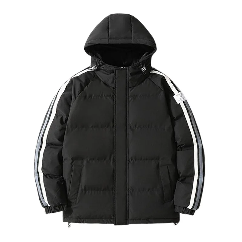 winter jackets for mens jacket hooded stripes down cotton padded puffer jacket coats vestes jaqueta masculina men clothing