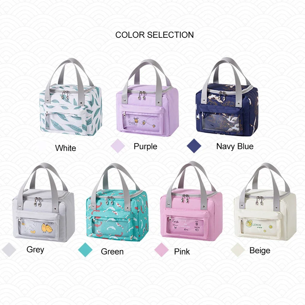 Портативная сумка для пикника с плечевым ремнем изоляционная обеда