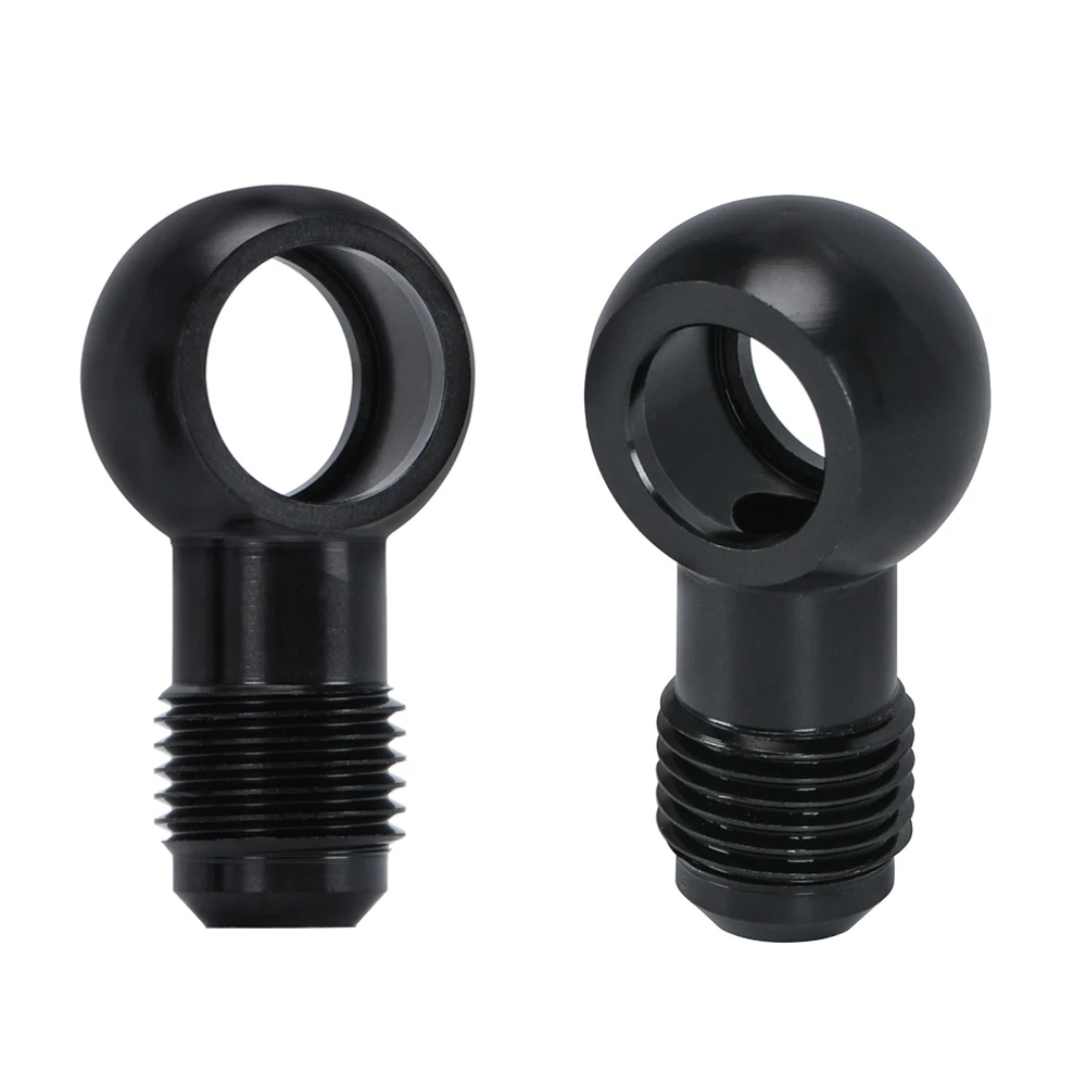 Алюминиевый переходной болт банджо AN6 AN-6 -6 и до 12 5 мм тормозной фитинг черный