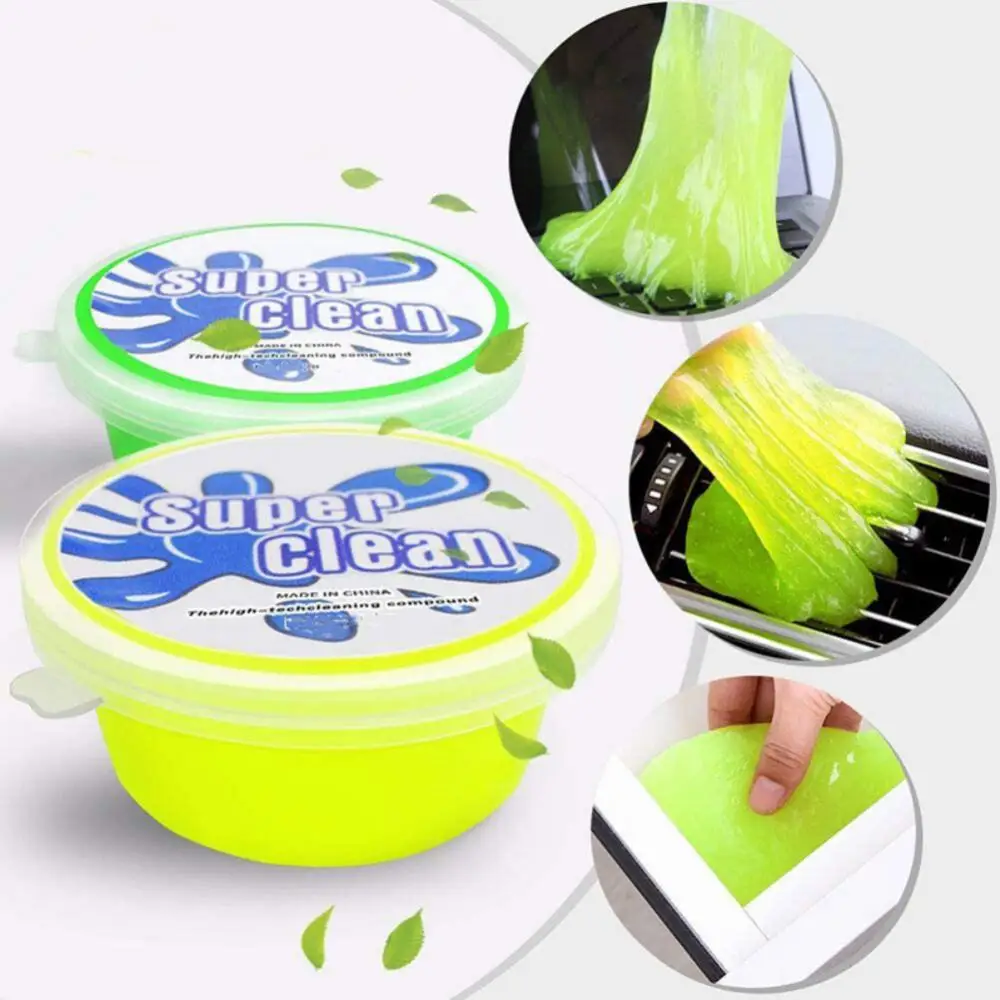 

For Dashboard Multifunction Cleanser Glue Toys Air Vent Outlet Cleaning Cleaning Gel Home Cleaner Slime 60ml Keyboard Cleaner