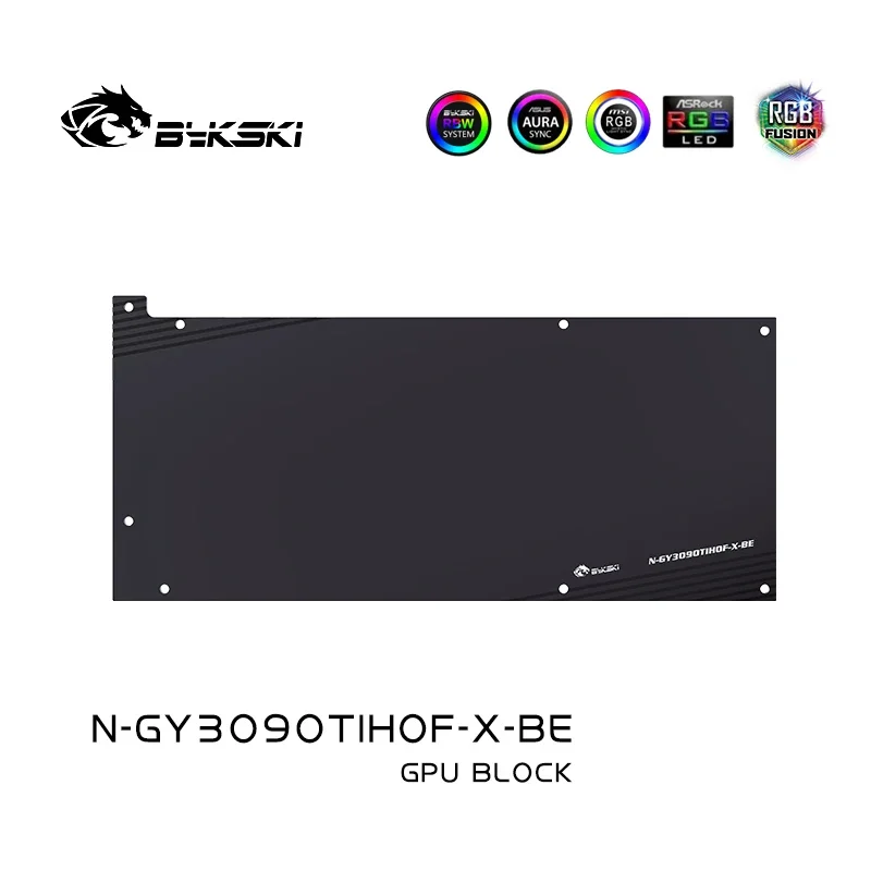 Блок водяного охлаждения графического процессора Bykski для видеокарты GALAX RTX3090TI HOF