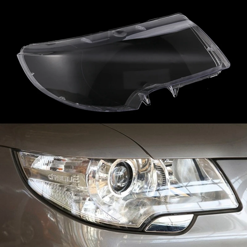 

Чехол для боковых фар автомобиля, прозрачный чехол для Skoda Superb 2009-2013