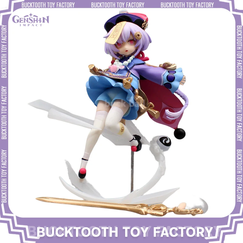 

19cm Genshin Impact Qiqi Anime Figure Corpse Kawaii Figurine PVC Statue Model Doll Figures Collectible Decora Room Ornament Toys