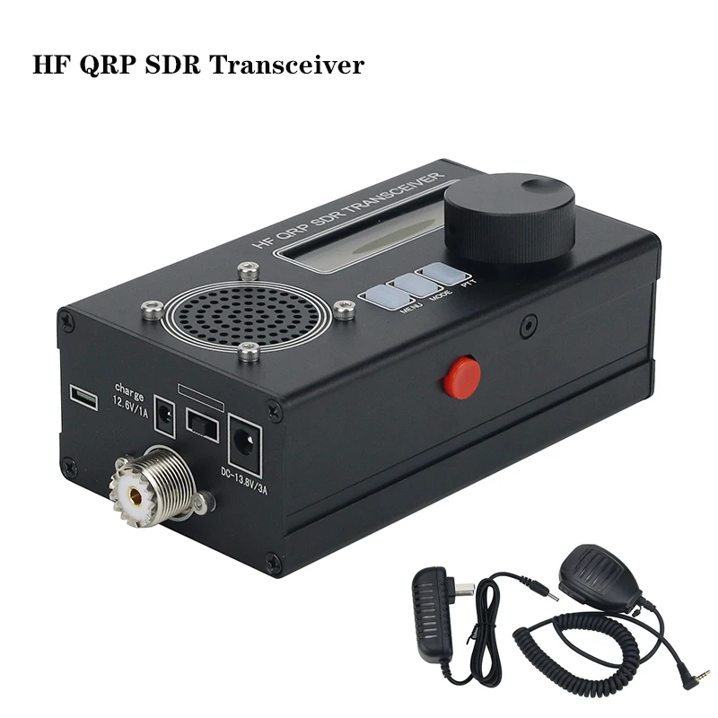 Wishcolor USDX USDR HF QRP SDR Трансивер SSB/CW 8-диапазонный DSP 5 Вт с черным корпусом для